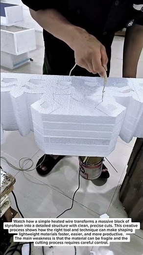 Incredible Styrofoam Carving Technique Is Seriously Satisfying!