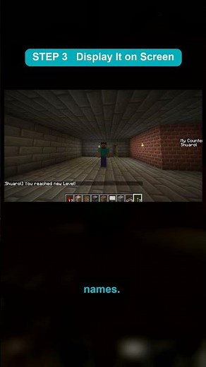 How to Use the Scoreboard in Minecraft #shorts