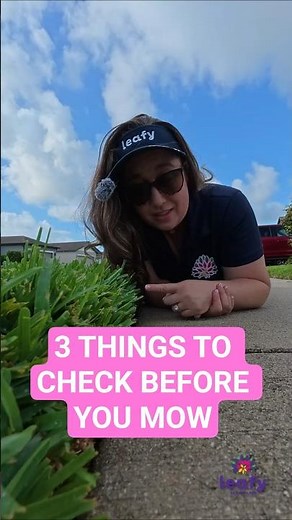 Check These 3 Things Before You Mow