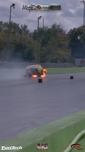 Jeff Miller just had a massive boom at the 660 in RVW qualifying round 4. He’s okay! BAR Racing FuelTech USA PJS Racing. #dragracing #AdrenalineRush #closefinish #racelife #dragracedownunder #drag #streetracingmatic #dragracingphotos | Nuhfo Vanchy