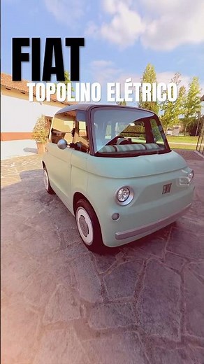 Fiat Topolino, o carrinho elétrico de dois lugares