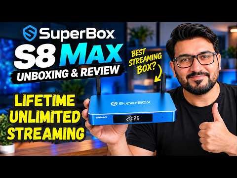 SuperBOX S8 MAX TV Box with Entertainment Bundle | Faster, Smoother + New Features | Unboxing Review