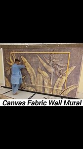 312K views · 2.5K reactions | Canvas Fabric Wall Mural | 3D Wallpaper #canvas #wallart #walldecor #wallfabric #canvasfabric #mural #wallmural #wallpaper | Mughal Interior | Facebook
