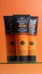 Coming in hot… and ready to simplify your grooming game.🔥 Introducing the NEW Rooibos Man Face Body Hair Wash – your all-in-one solution to cleanse hydrate from head to toe. Perfect for the everyday man. Your grooming routine, simplified. #rooibosman #allinonewash #mensgrooming #facebodyhair #rooibosextract #mensskincareroutine | African Extracts Rooibos