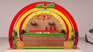 Indomi Booth - Muhammad Turki