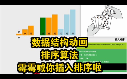 【数据结构动画】排序算法之Insertion Sort