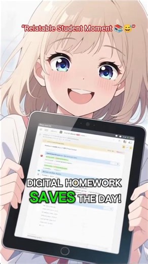 Forgot My Homework Again! 😱#anime