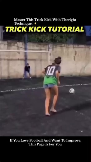 Master Football | Learn & Improve on Instagram: "Learn this trick kick step by step. ⚽🎯 A trick kick isn’t about power — it’s about technique, balance, and timing. When done correctly, this kick helps you surprise defenders, change shooting angles, and finish with control. Start by focusing on your body position, plant foot, and follow-through. Keep the movement smooth and repeatable so it works not just in training, but also in real match situations. What makes this trick kick effective is und