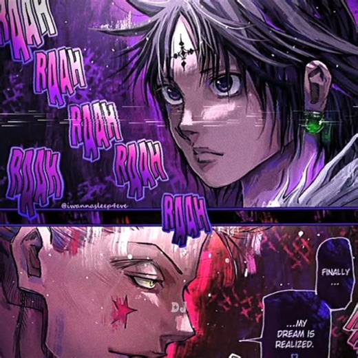 Chrollo Vs Hisoka the final battle ☠️ #hxh #anime