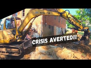 Back-filling a Dangerous Hole & Hauling Concrete Rubble! Ep.12