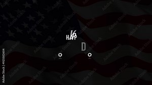 Happy Labor Day, Labor Day, Lettering Happy Labor Day, Happy Labor Day Text Animation Videos For Celebrate