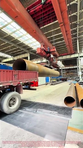 Crane Magnet Can’t Hold Curved Metal Pipe Very Well !