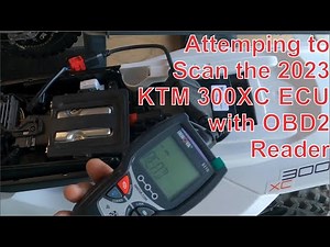 Scanning ECU Possible? Trying to Scan 2023 KTM 300 XC with OBD2 Readers