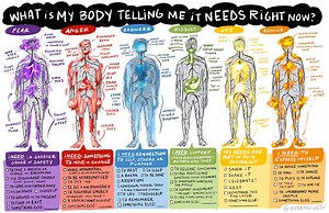 Body Sensations "what Do I Need?" Chart: *personal Digital Download* - Etsy
