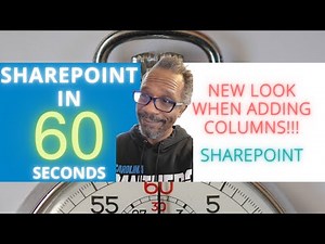 SharePoint: New Look When Adding Columns