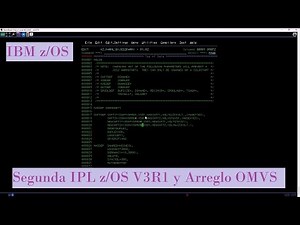 IBM z/OS: Second IPL z/OS V3R1 and OMVS Arrangement