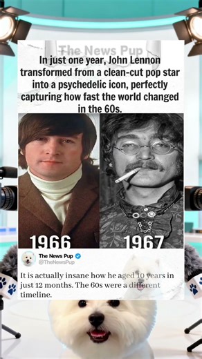 How John Lennon Aged 10 Years In 1 Year 🎸 #history #story