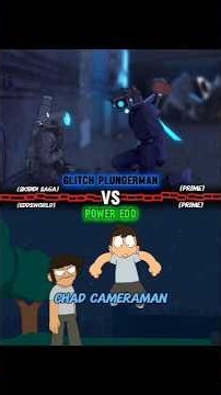 Glitch plungerman vs Power Edd |Open collab with ‪@Brosworld333‬
