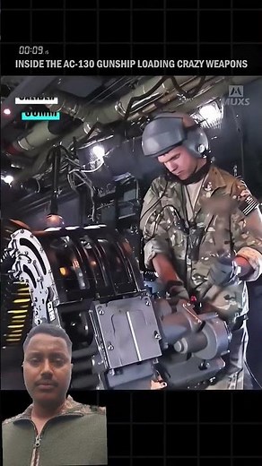 inside the Ac 130 gunship #military #militaryeverything #army