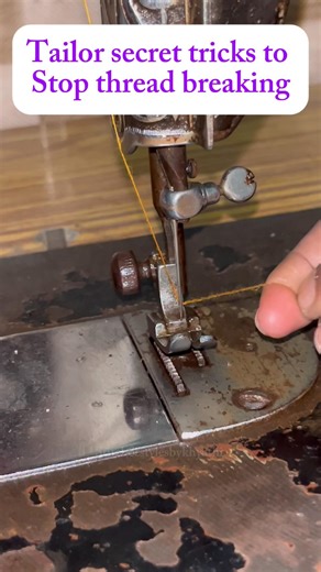 Tailor secret tricks to stop thread breaking #sewingtipsandtricks #tailoring #sewingmachinerepair