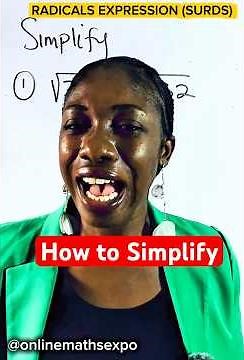 Simplification of Radical Expressions in seconds #viralmathshorts