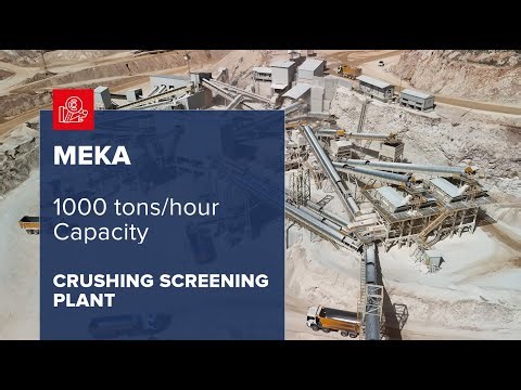 1000 TPH Limestone Crushing Plant