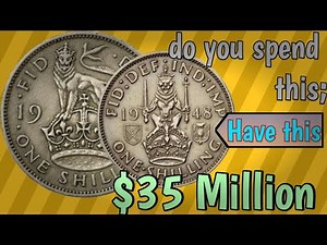 One Shilling 1948 & 1951 | King George VI FID DEF Coin | Rare British Shilling Full History & Value