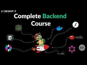 🔴Complete Backend Development Basic to Advance | only course you need to master backend in 2025 👩‍💻