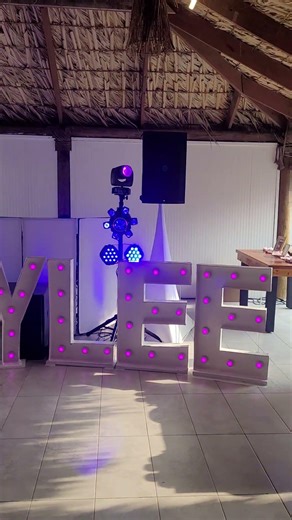 Just finished setting up for a sweet 16th birthday party.