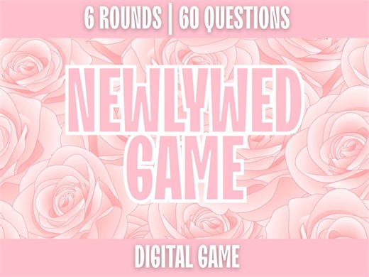 The Newlywed Game | 6 Rounds & 60 Questions | Newlywed Game for Couples and Adults | Digital Download | Powerpoint - Etsy