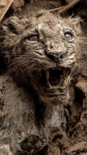 Perfectly Preserved Saber-Toothed Tiger Cub Discovered in Siberian Ice