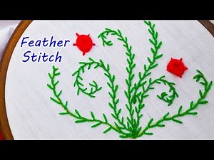 Feather Stitch Hand Embroidery Tutorial