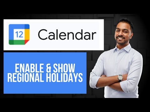 How to Show Regional Holidays on Google Calendar | Customize Calendars