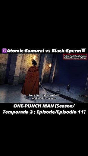 One-Punch Man: Atomic-Samurai vs Black-S Fight Highlights