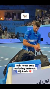 I will never stop believing in Novak Djokovic. 🐐 | The Legendary Novak Djokovic