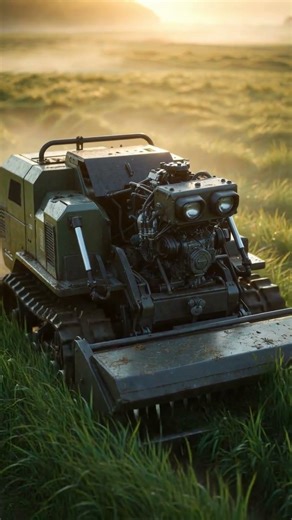 Future Farming 2026 – Automated Grass Cutting Machine in Action!