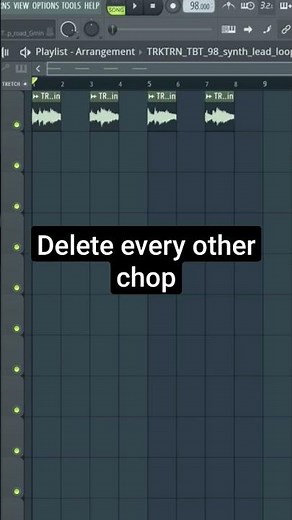 How to half-time a sample on FL Studio (no plugins)