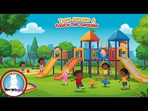 Turn Around & Touch the Ground | Fun Kids Song for Singing & Dancing
