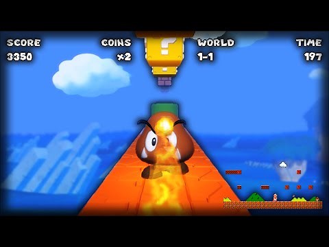 3D FIRST PERSON MARIO! | Super Mario Bros. (Custom Levels!)