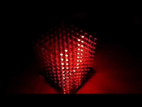 iCubeSmart 3D8S Led Cube Light DIY Kit (Mutil Color) Demo Video