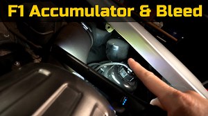 The F1 System on Ferraris can take some occasional maintenance to keep running properly. The Accumulator typically lasts about 10 years and once it goes bad, the F1 pump will have to work harder than normal to keep pressure in the system. This can lead to the F1 pump failing prematurely and other issues. Replacing the accumulator is fairly simple. After replacing the accumulator it's a good idea to bleed the F1 fluid to make sure there are no air bubbles in the system. Check out my website for p