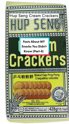 Discovering Hup Seng Cream Crackers: A Malaysian Snack History