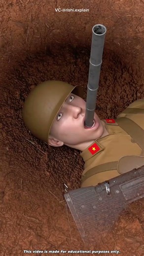 "মাটির নিচে লুকানো সৈন্যের রিস্কি ট্র্যাপ 😱 #ytshorts #army #viral