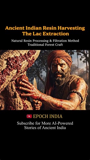 How Ancient India Made Lac Resin: The Secret Behind Royal Glue #resin #ancientindia