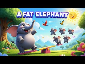 🐘 Fat Elephant | One Fat Elephant | Nursery Rhymes | Super Nursery Rhyme Adventure for Kids 🐘🎉