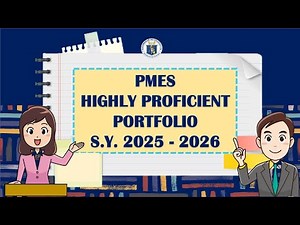 MASTER TEACHER PORTFOLIO PMES S.Y. 2025 - 2026
