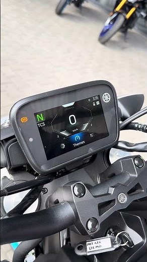 Different displays on the 2025 MT125 #yamaha #yamahmt #mt125 #yamahamt125
