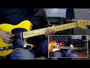 Dead Flowers (Rolling Stones) Guitar Cover - 2 Lead Guitar Parts