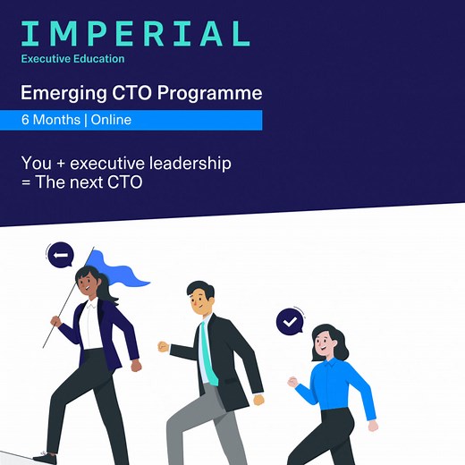 Prepare for the CTO role by aligning technology with ethical leadership and strategic business goals. | Imperial Executive Education - Emerging CTO Programme | Facebook