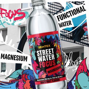 SEMTEX STREET WATER - functional water, ktorá dává 🤟 Potrebujes sa FOCUS, RECOVER alebo boostnout svoju IMUNITU? Si na správnom mieste! #SEMTEX #STREETWATER #FunctionalWater #focus #immunity #recover | Semtex Energy
